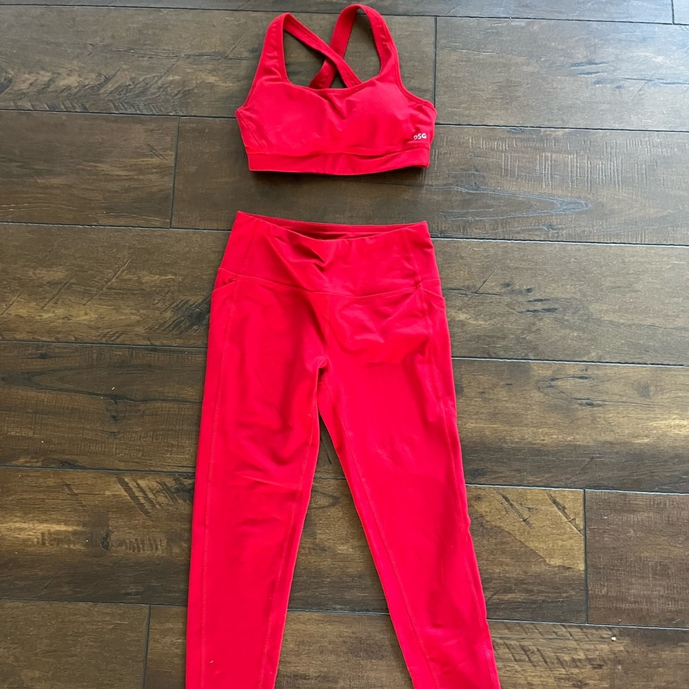 DSG red workout set